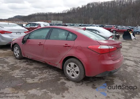 2016 Kia Forte Lx z USA, uszkodzony, nr VIN KNAFX4A6XG5541566